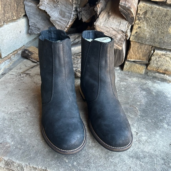 Kodiak Alma waterproof Chelsea ankle black leather boots women’s Sz-7. G - Picture 6 of 9